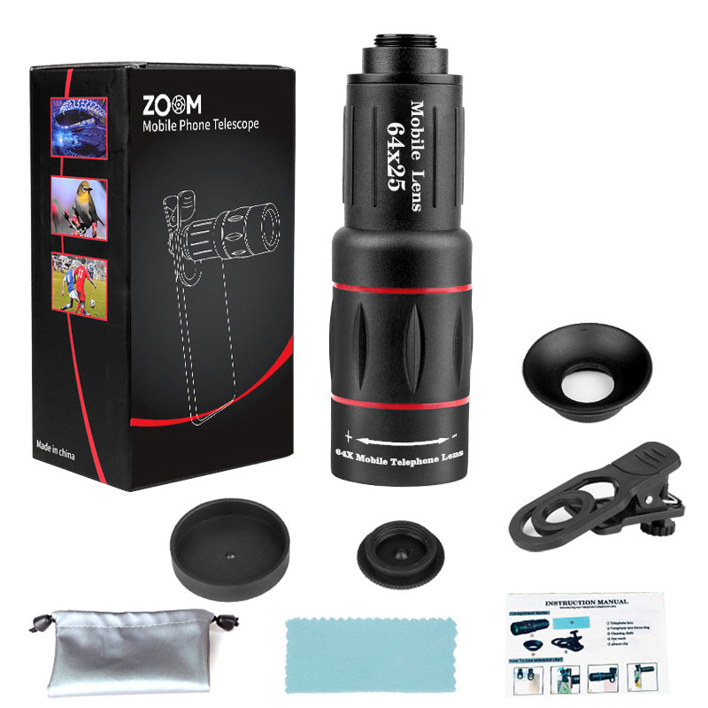 Mobile Phone Telephoto Lens Monocular Telescope