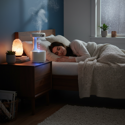Anti-Gravity USB Desktop Humidifier with Aromatherapy