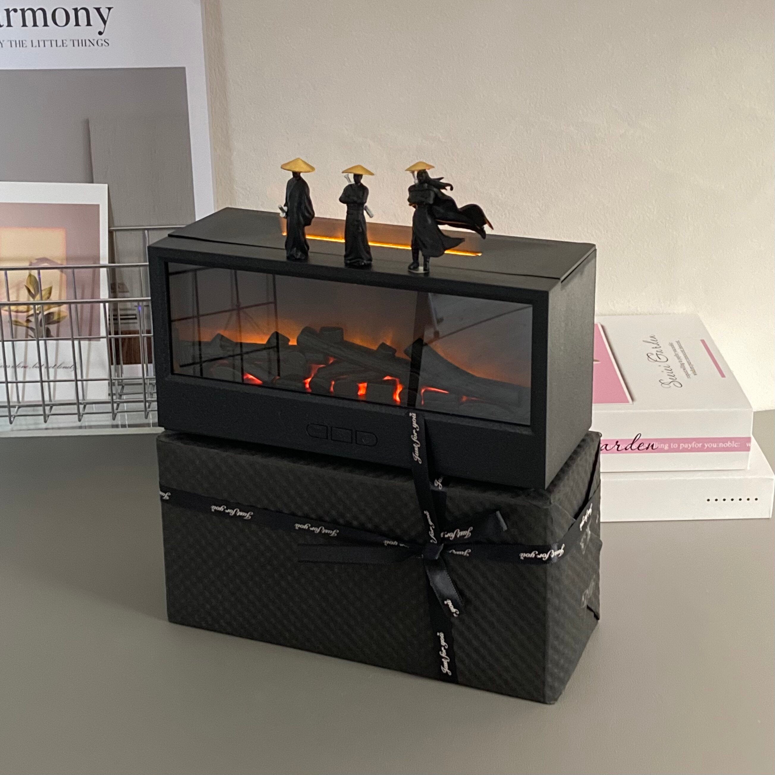 Simulated Flame Aroma Diffuser with Humidifier Function